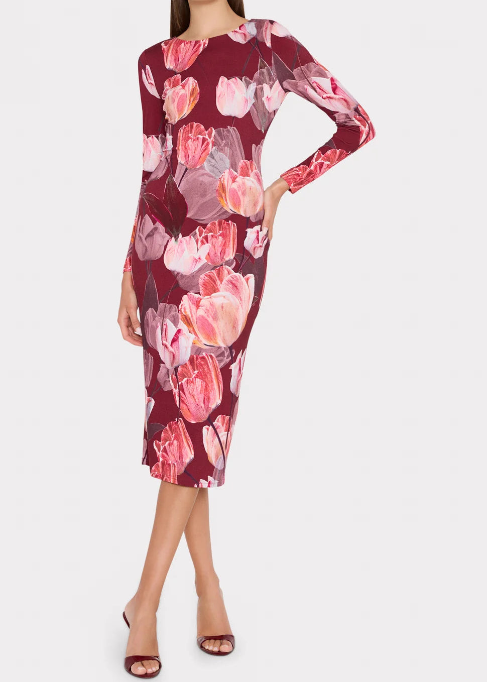 Abbygail Floral Midi Dress