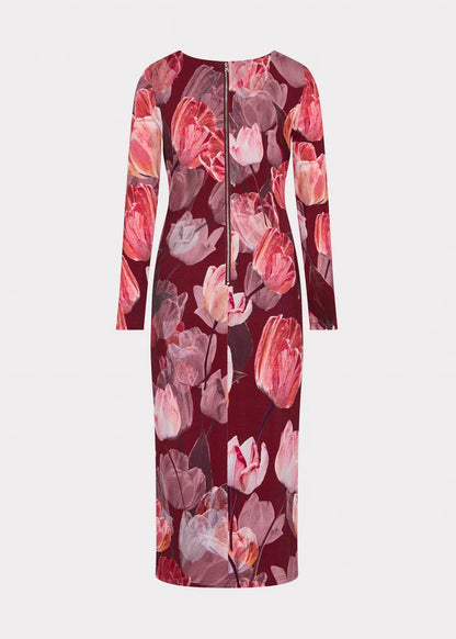 Abbygail Floral Midi Dress