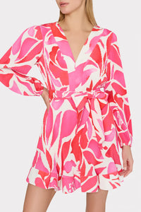 Liv Dream Rose Pleated Dress