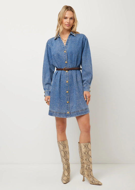 Sade Belted Shirtdress