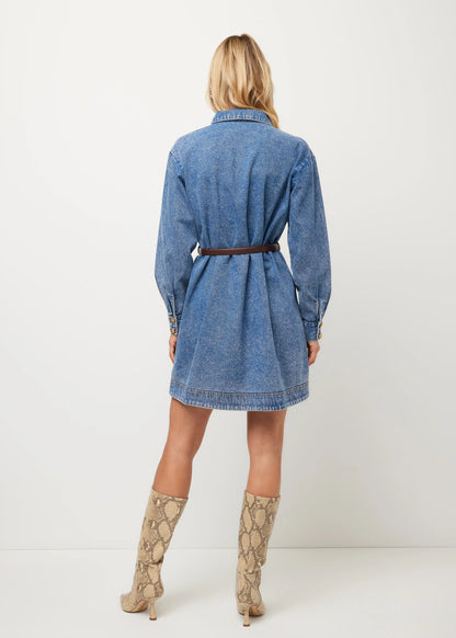 Sade Belted Shirtdress