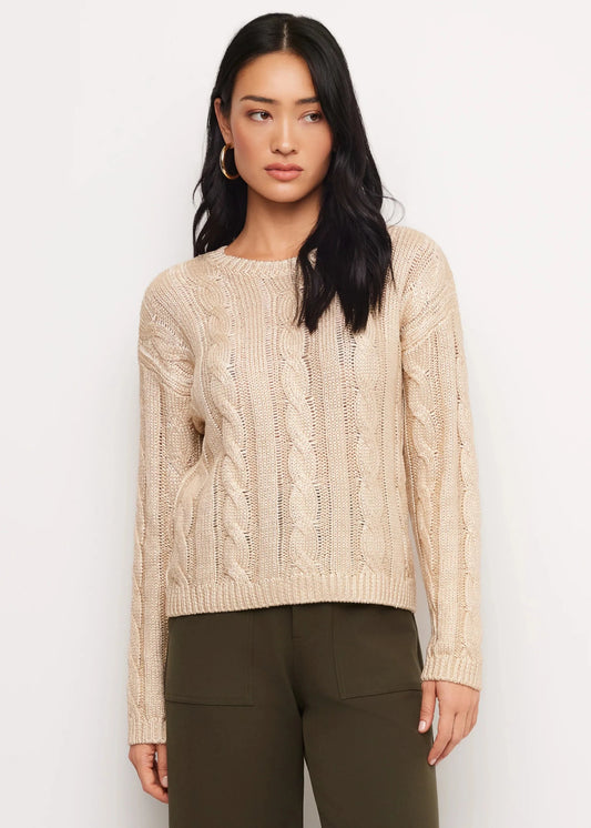 Levie Metallic Sweater