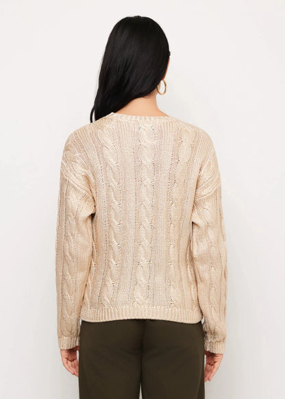 Levie Metallic Sweater