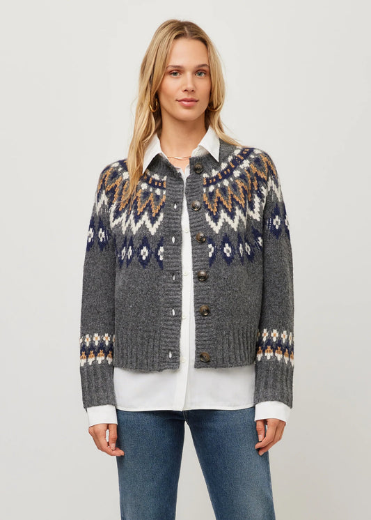 Alina Mixed Media Cardigan