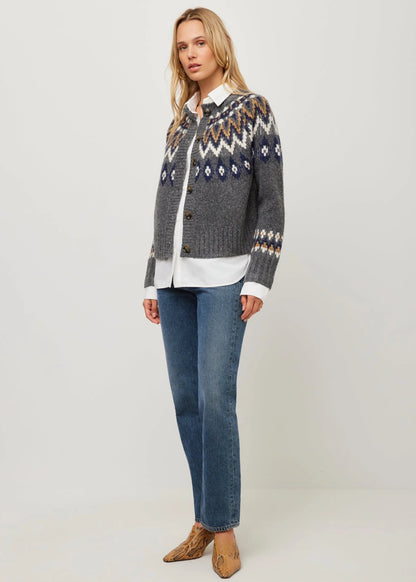 Alina Mixed Media Cardigan