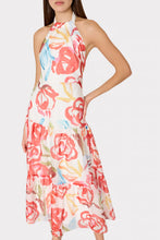 Load image into Gallery viewer, Hayden Floraison Rouge Organza Dress