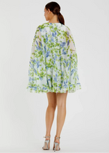 Load image into Gallery viewer, Floral Print High Neck Ruffle Dress