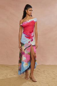 Ella Printed Jersey Dress