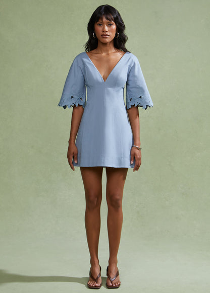 Maelis Embroidered Mini Dress