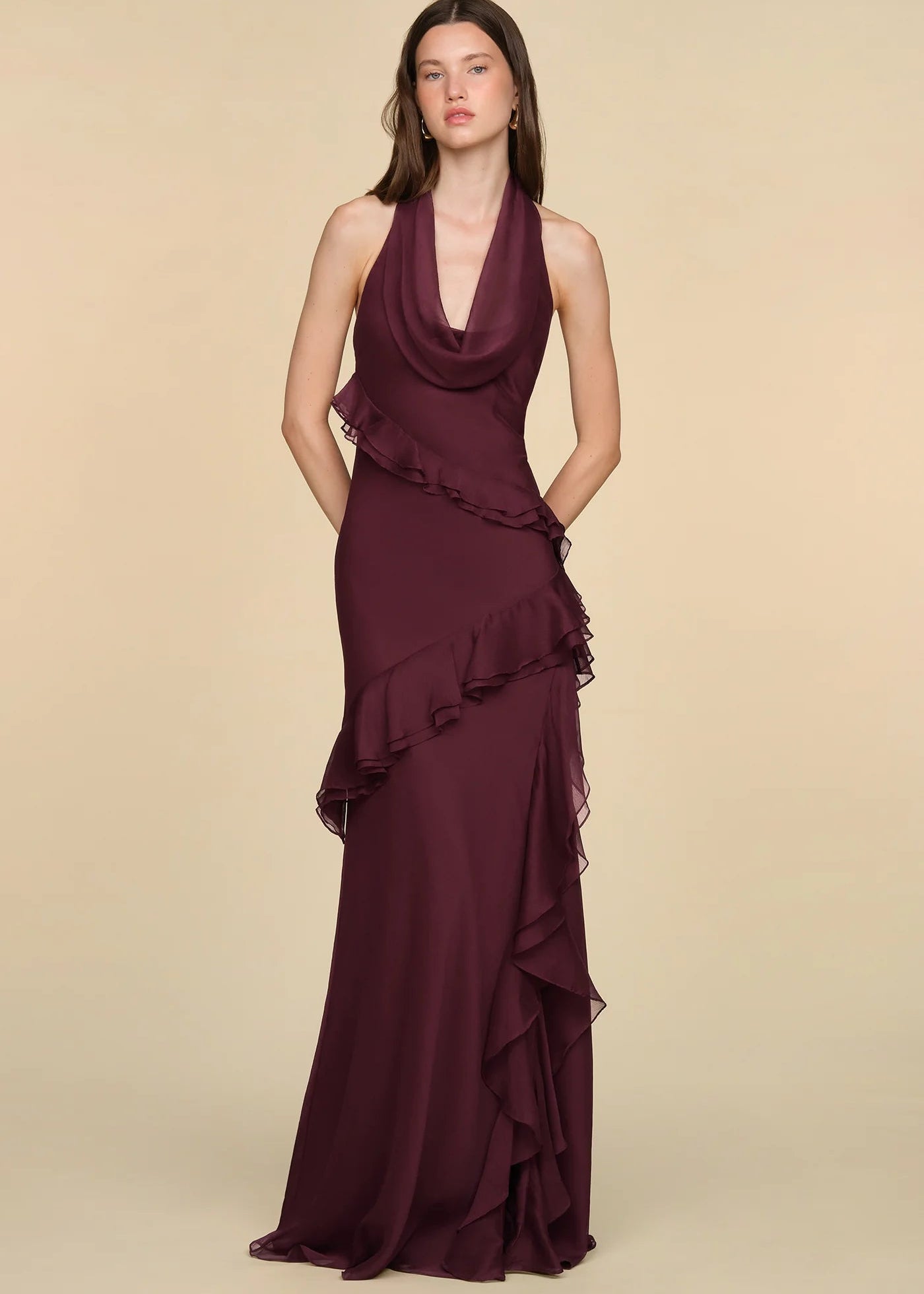 Marisol Cowl Neck Gown