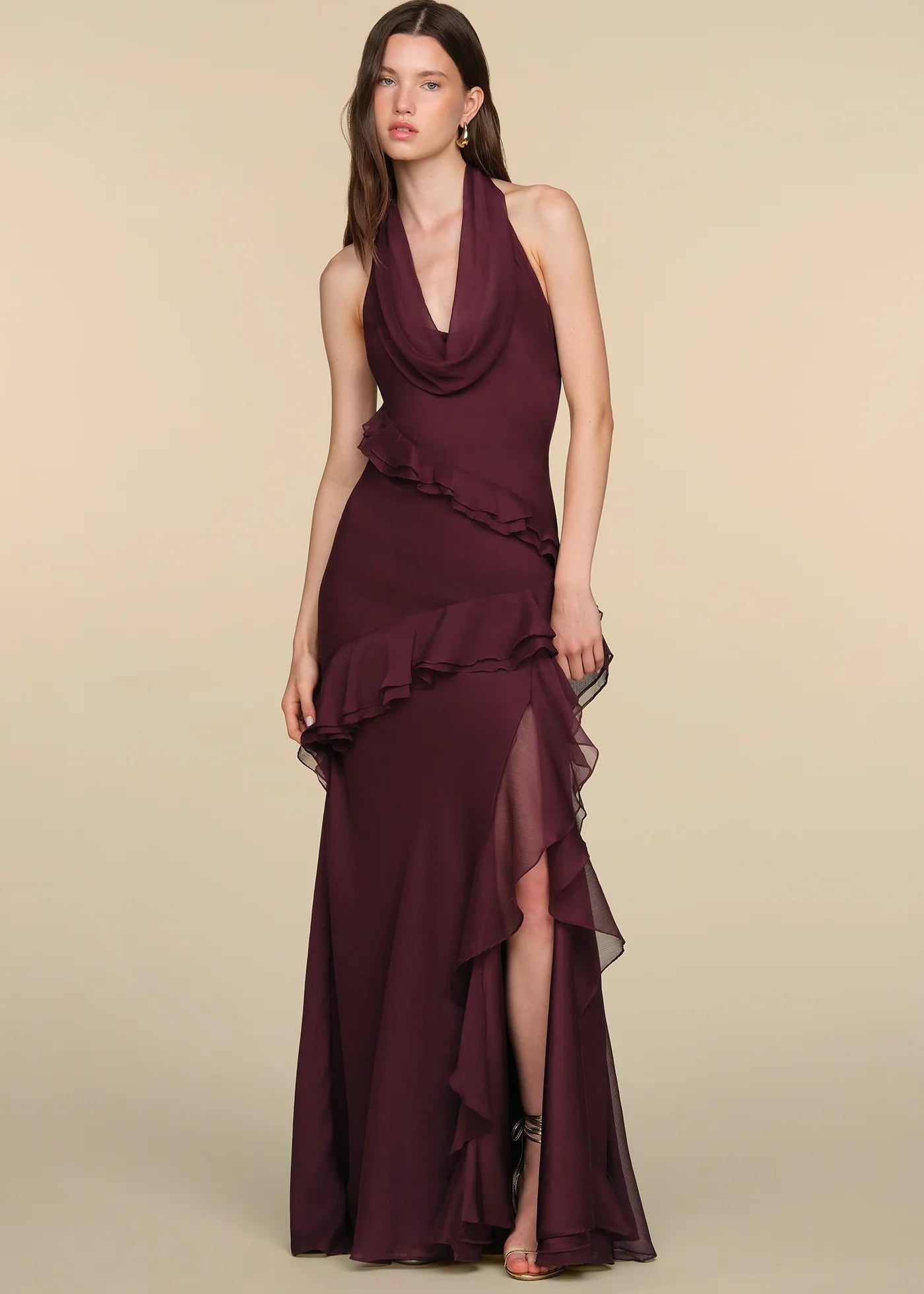Marisol Cowl Neck Gown