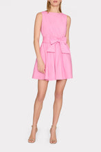 Load image into Gallery viewer, Draped Poplin Sleeveless Mini Dress