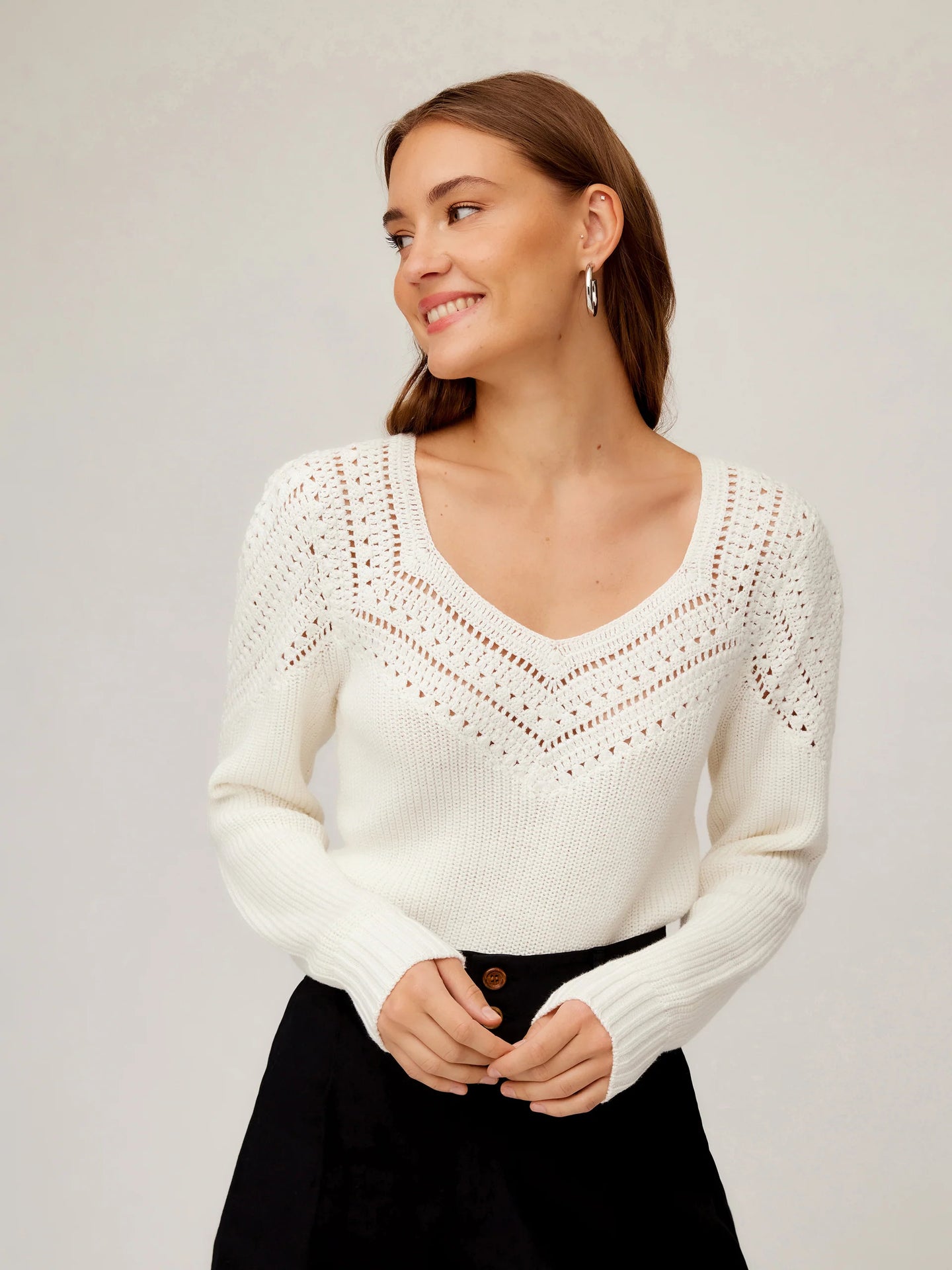 Lola Crochet Sweater