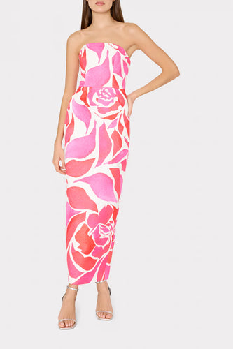 Orion Dream Rose Jacquard Dress