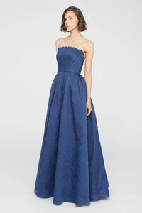 Mariana Fan Fold Bodice Gown