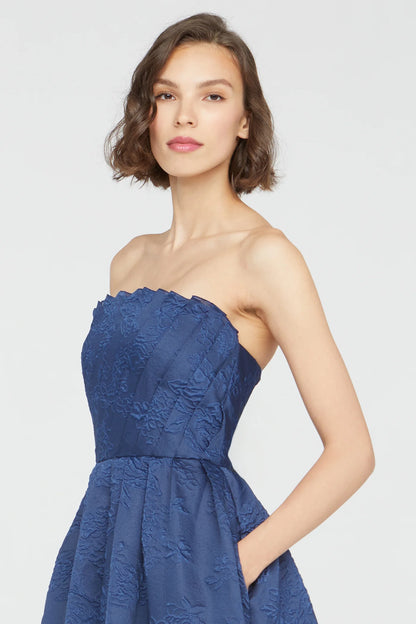 Mariana Fan Fold Bodice Gown