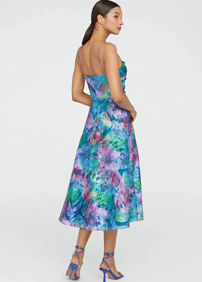 Allegra Draped Cocktail Dress