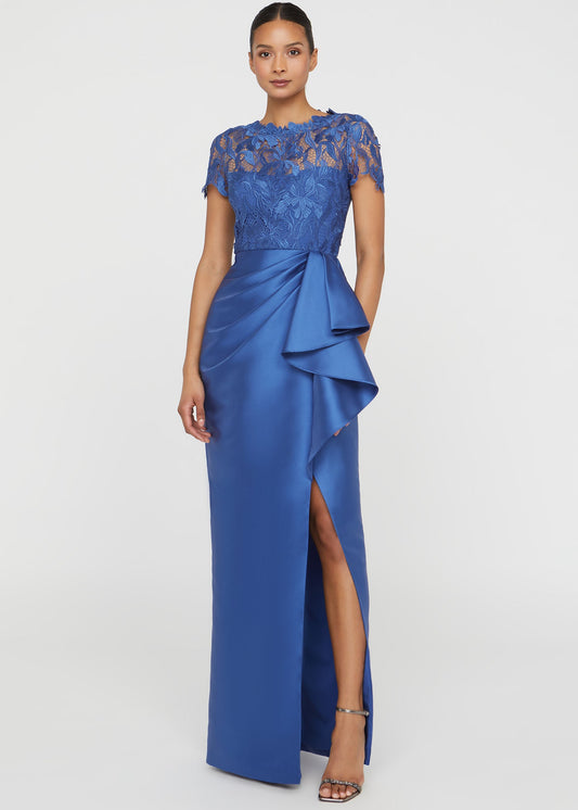 SELENA COLUMN DRAPED DRESS