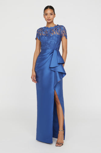 SELENA COLUMN DRAPED DRESS