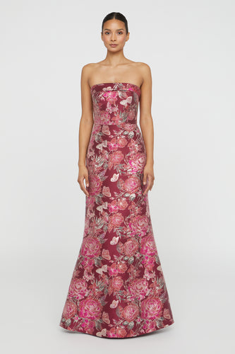 HAVEN STRAPLESS GOWN