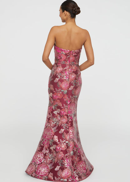 HAVEN STRAPLESS GOWN