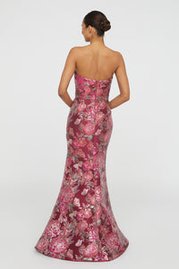 HAVEN STRAPLESS GOWN