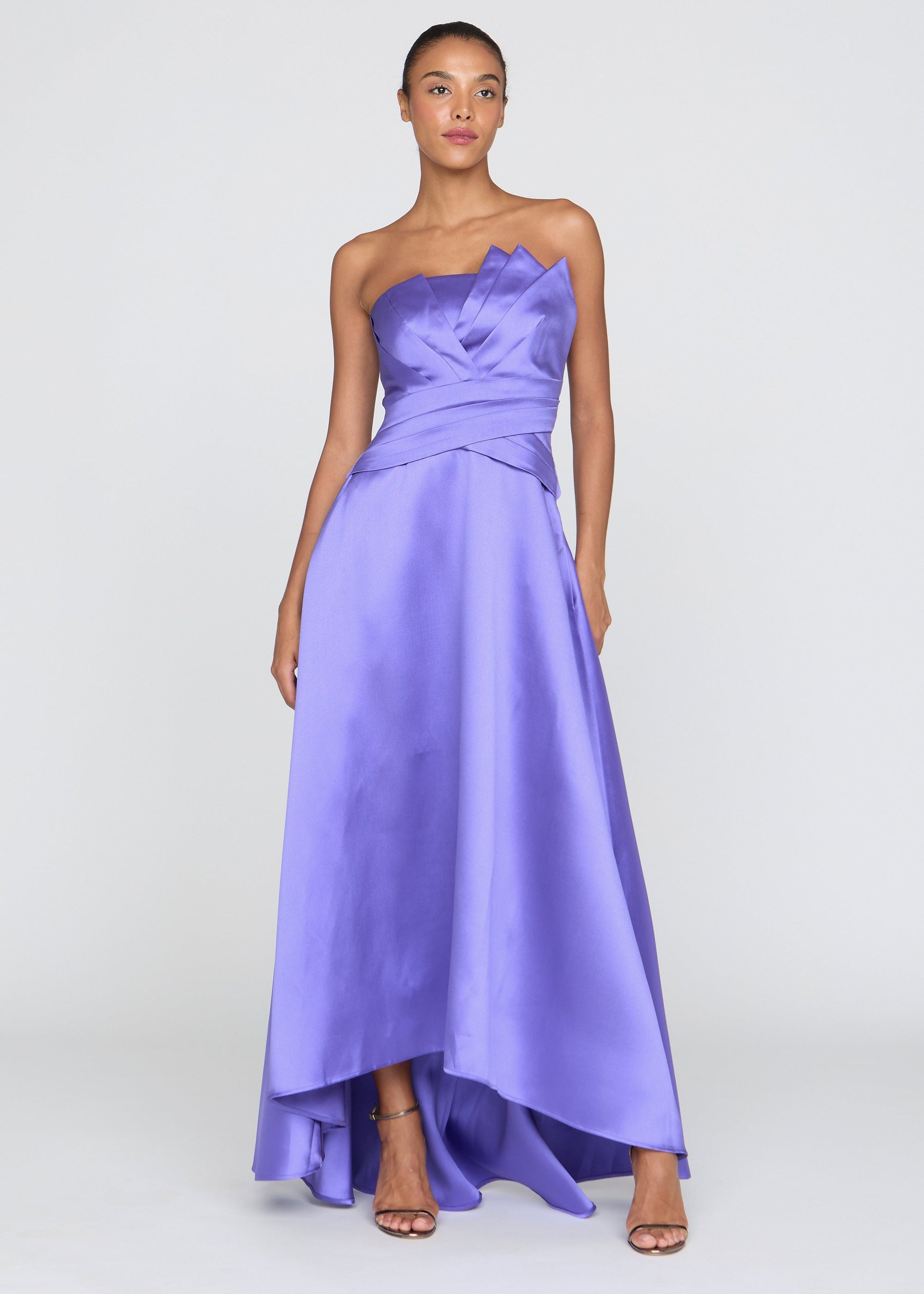 COCO HIGH LOW MIKADO GOWN
