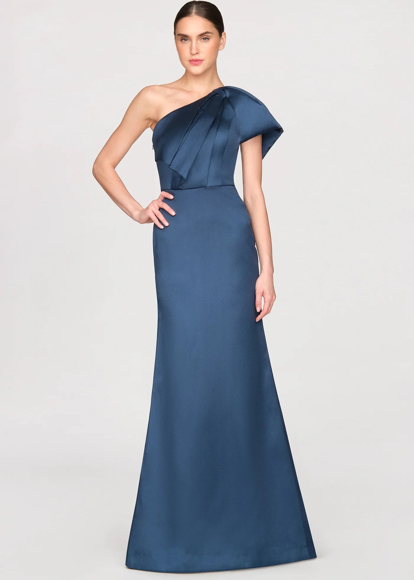 Cathy One Shoulder Bow Dress