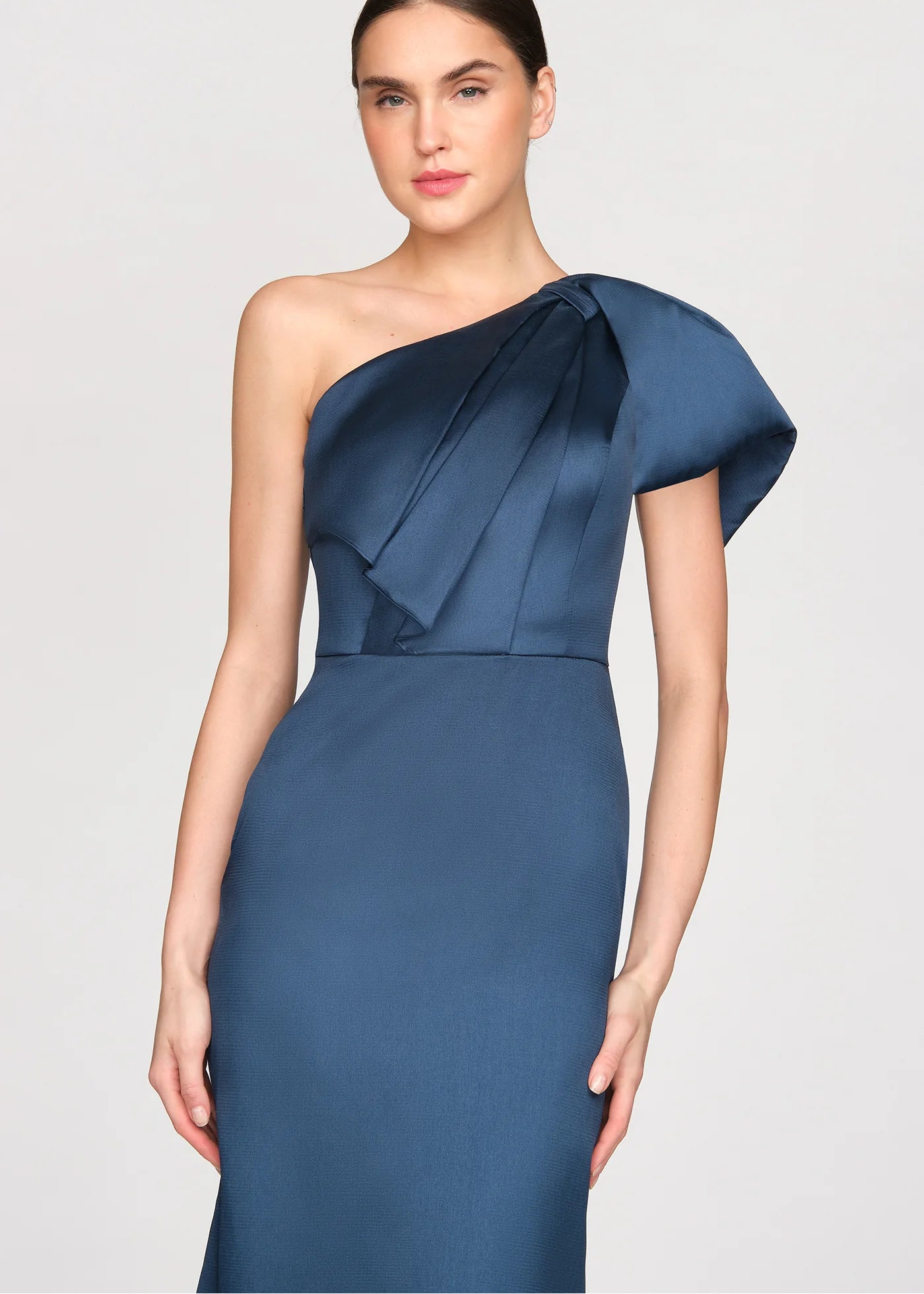 Cathy One Shoulder Bow Dress