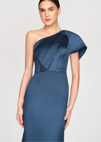 Cathy One Shoulder Bow Dress