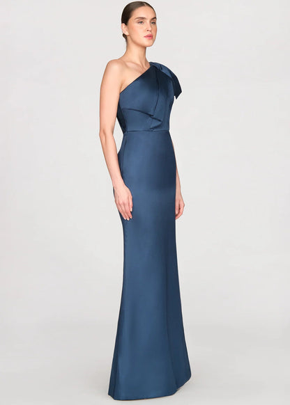 Cathy One Shoulder Bow Dress