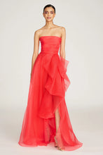 Load image into Gallery viewer, Teresa Strapless Draped Gown
