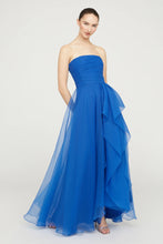 Load image into Gallery viewer, Teresa Strapless Draped Gown