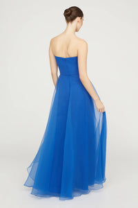 Teresa Strapless Draped Gown