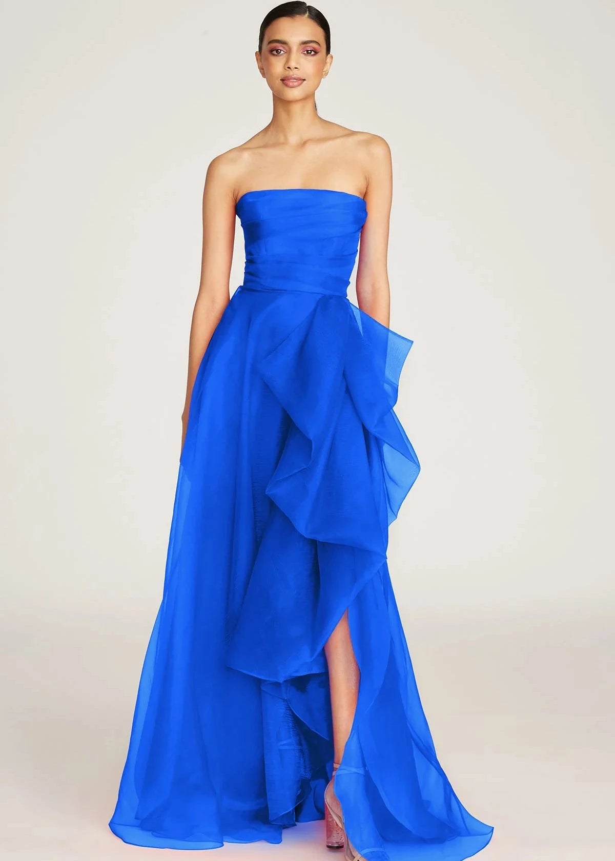 Teresa Strapless Draped Gown