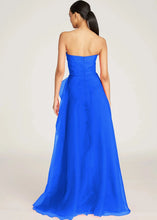 Load image into Gallery viewer, Teresa Strapless Draped Gown
