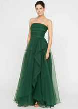 Load image into Gallery viewer, Teresa Strapless Draped Gown