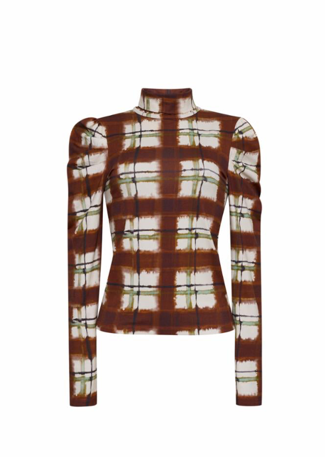 Painted Plaid Brown