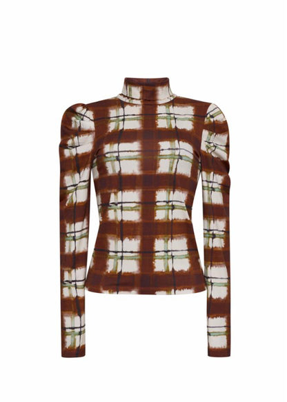Painted Plaid Brown