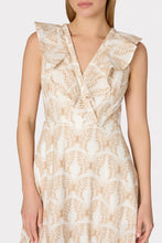 Load image into Gallery viewer, Butterfly Eyelet Ruffle Midi Dress