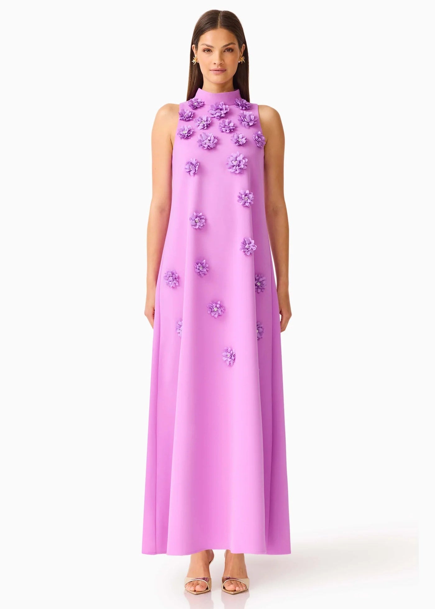Solenne Halter Maxi Dress