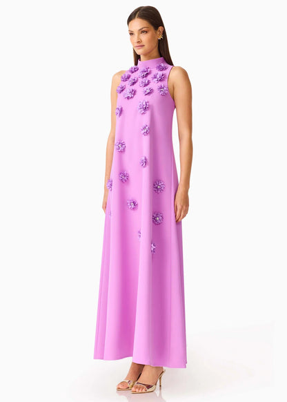 Solenne Halter Maxi Dress