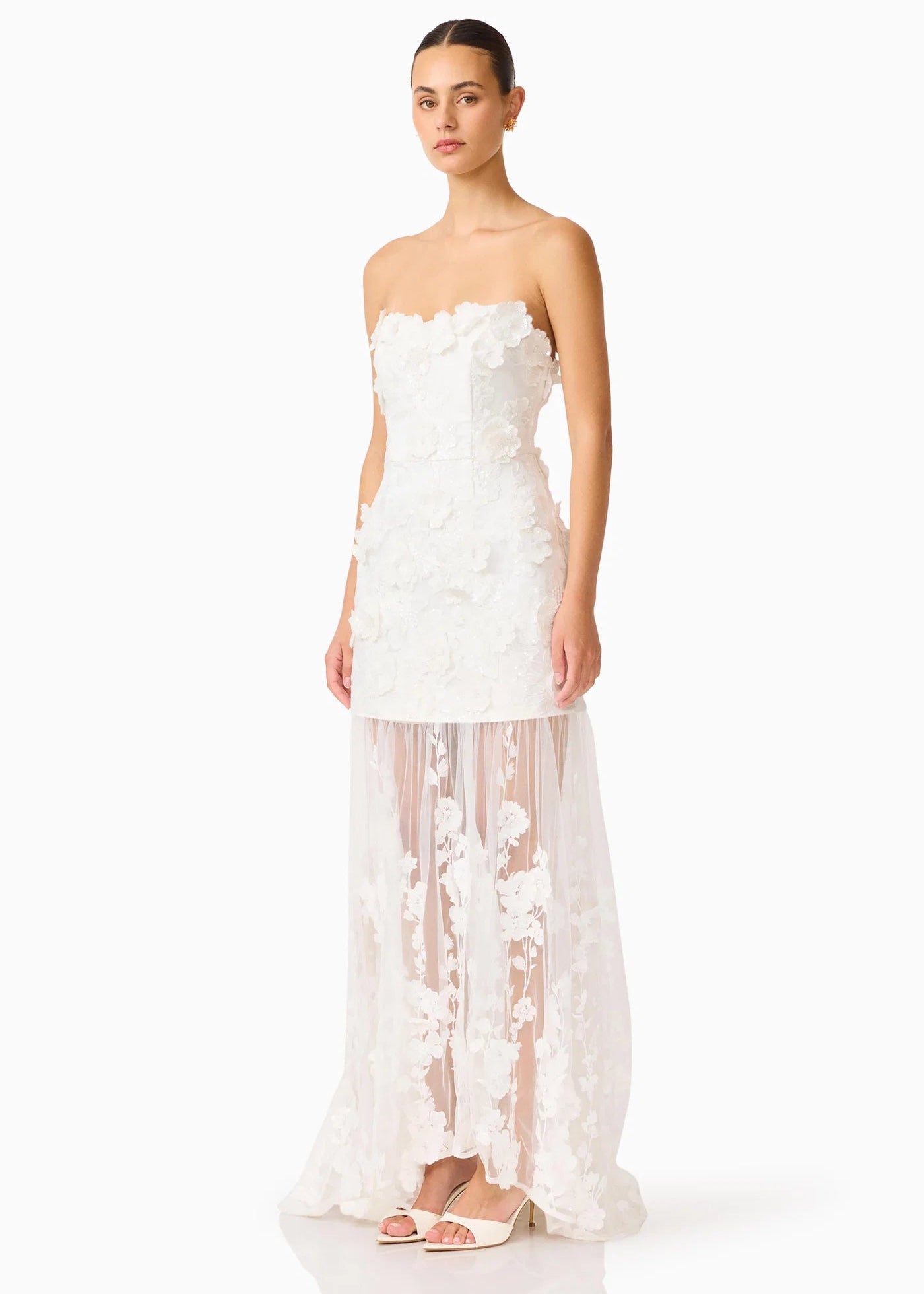 Lorina Sweetheart Gown with Detachable Skirt