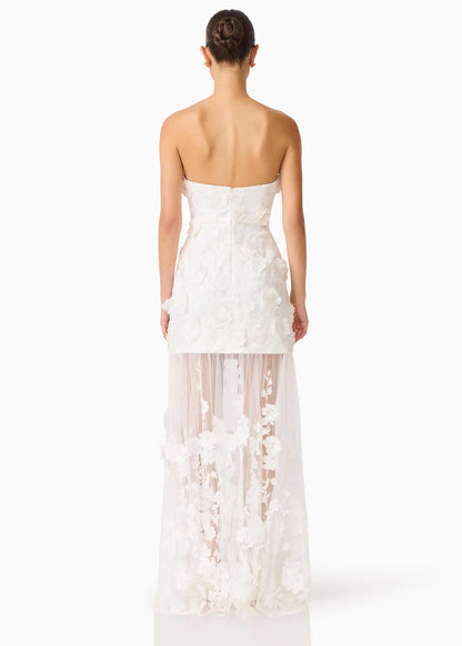 Lorina Sweetheart Gown with Detachable Skirt