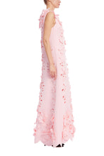 Load image into Gallery viewer, 3D Floral Embellished Sleeveless Maxi Dress