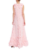 Load image into Gallery viewer, 3D Floral Embellished Sleeveless Maxi Dress