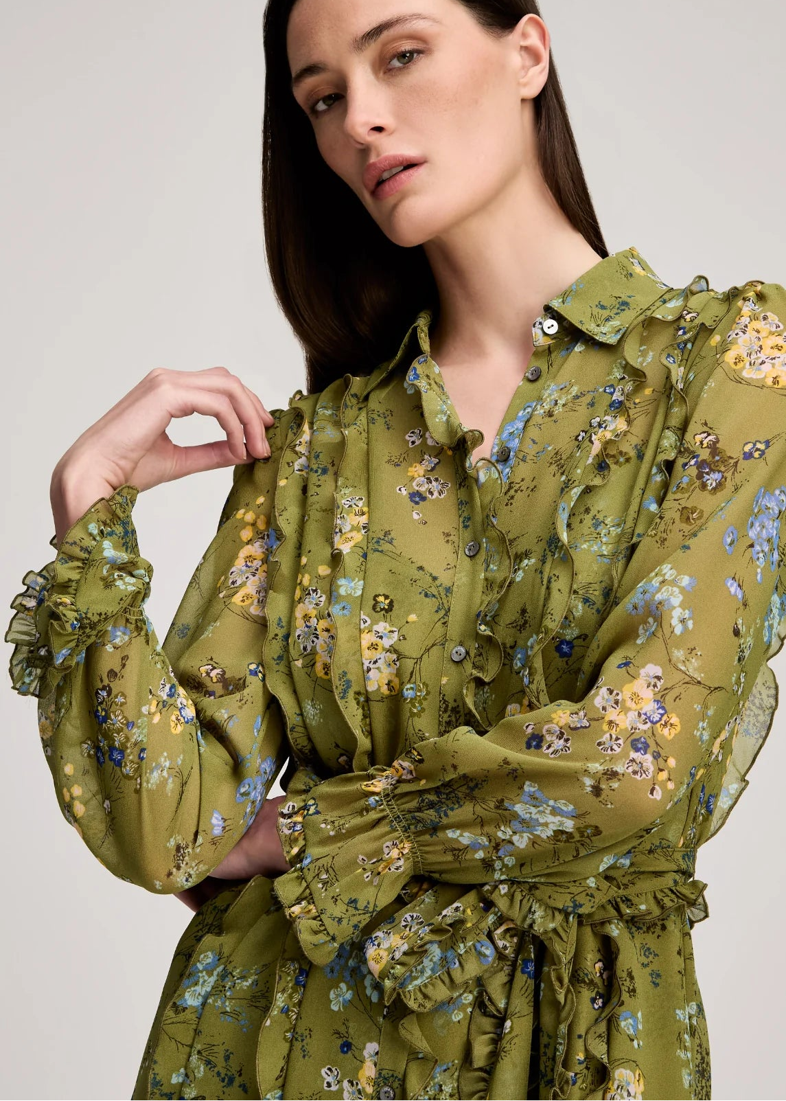 Windswept Floral Estelle Dress