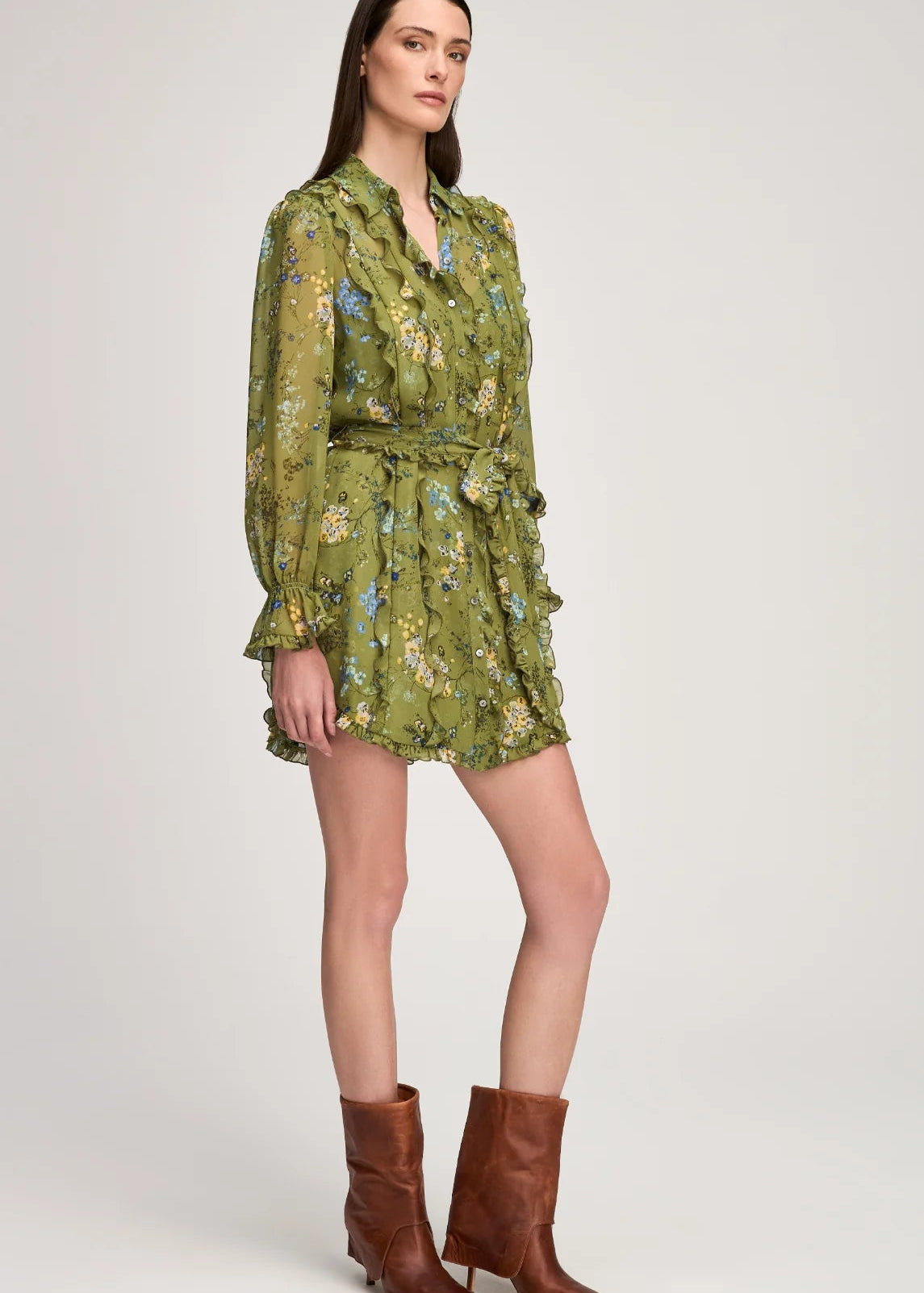 Windswept Floral Estelle Dress