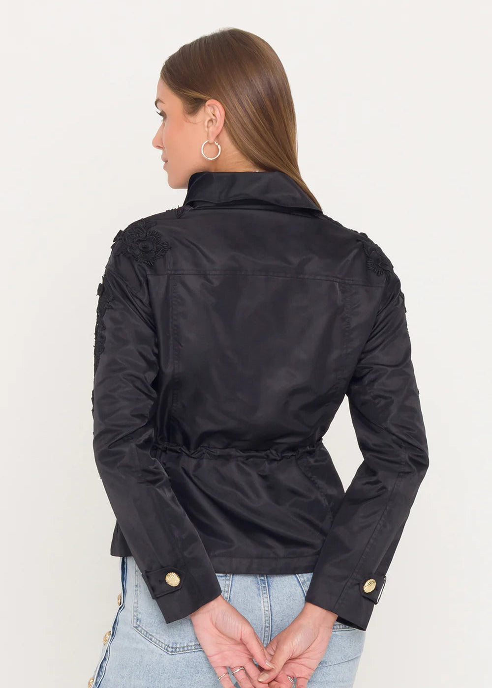 Janice Lace Combo Parka