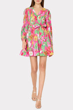 Load image into Gallery viewer, Liv Tulip Rosette Pleated Dress